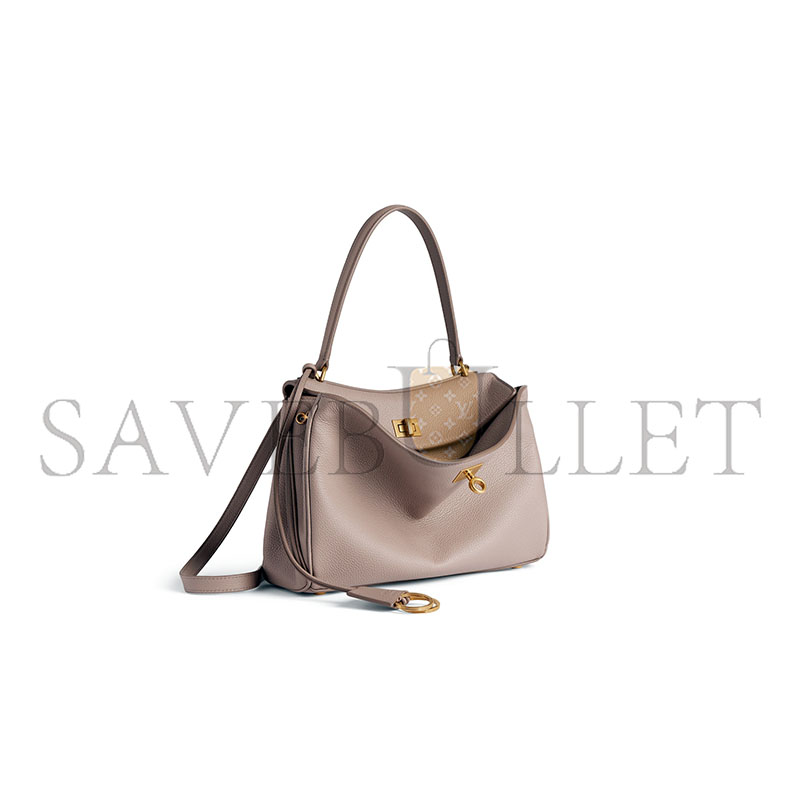 BALENCIAGA WOMEN'S RODEO HANDBAG SMALL GRAINED CALFSKIN IN SESAME 7897792ABV52914 (27*20*10cm) BALENCIAGA WOMEN'S RODEO HANDBAG SMALL GRAINED CALFSKIN IN SESAME 7897792ABV52914 (27*20*10cm)